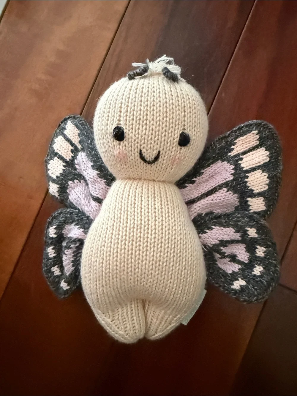 Baby Butterfly - Peach with Black Wings